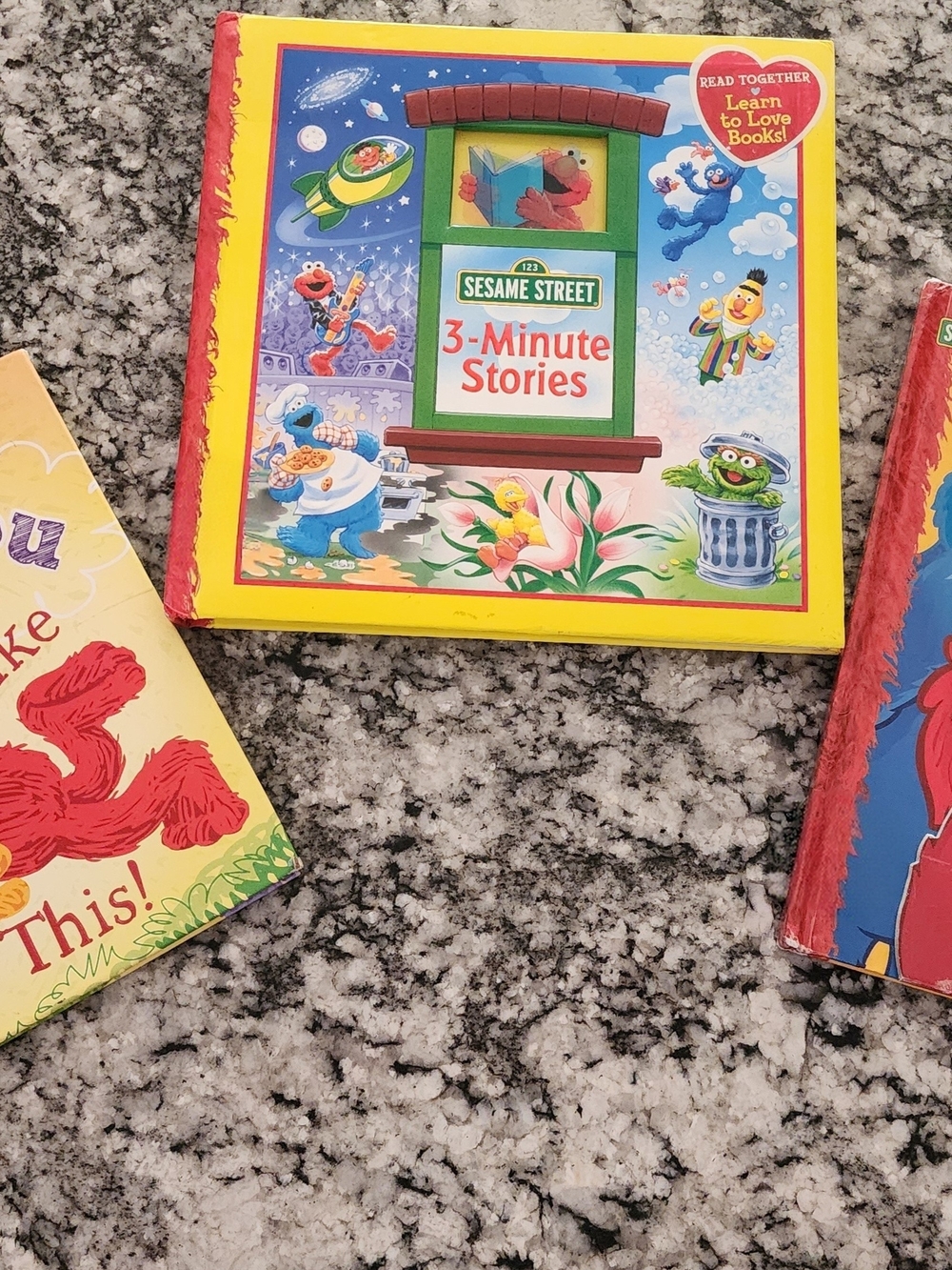 Sesame Street Bright Yellow 3-Minute Stories Board Book